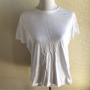 Carhartt Crew Neck Relaxed Fit Plain Tee Shirt Short Sleeve White 100% Cotton: L